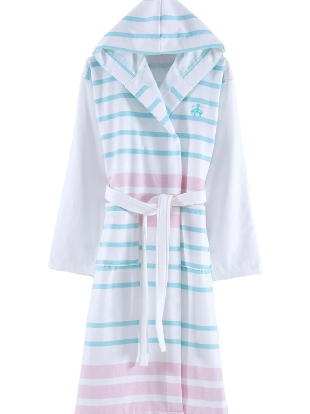 BROOKS BROTHERS Turkish Peshtemal Cotton Robe OS